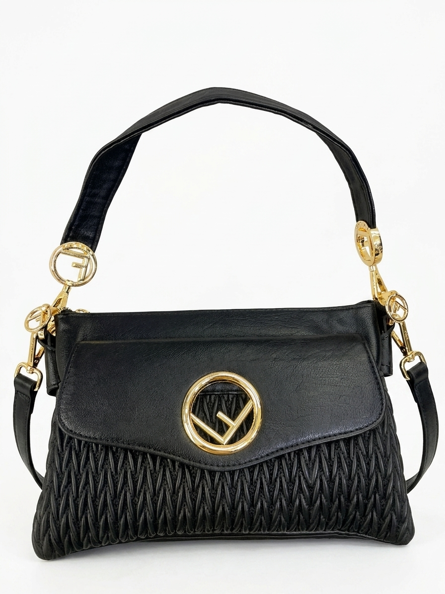 کیف زنانه چرم شسته برند (DKNY) کد 1441-fg دوکاره