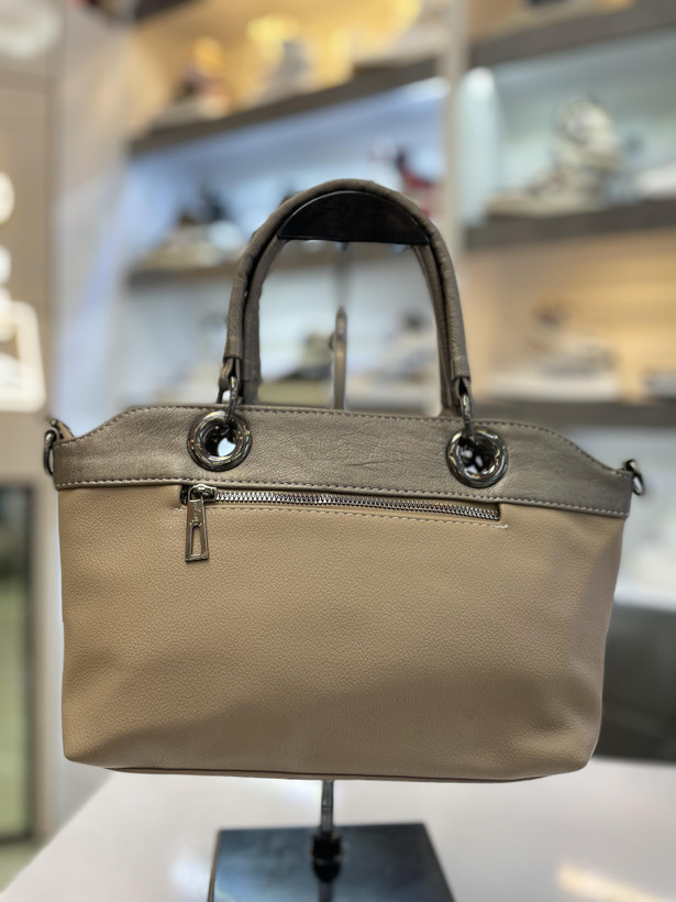 کیف زنانه چرم شسته برند (DKNY) کد 1456 VIZON دوکاره
