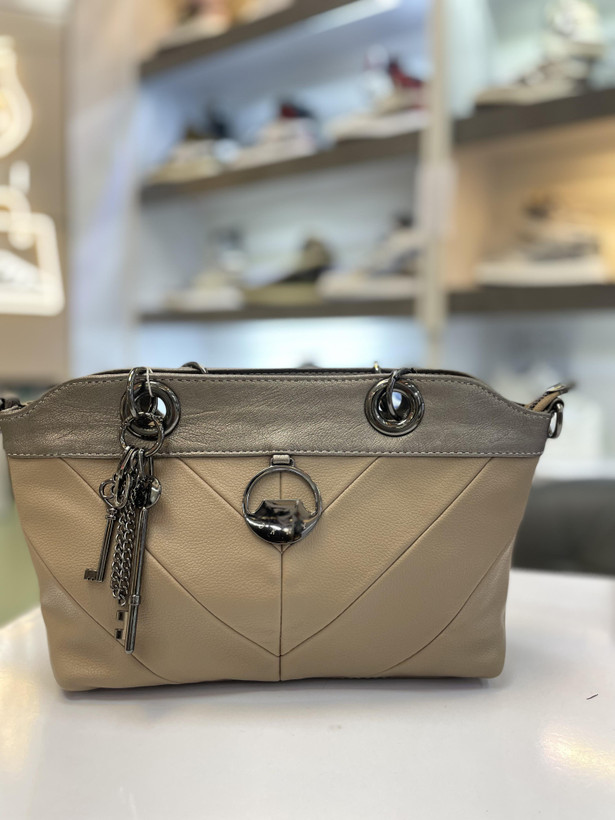 کیف زنانه چرم شسته برند (DKNY) کد 1456 VIZON دوکاره