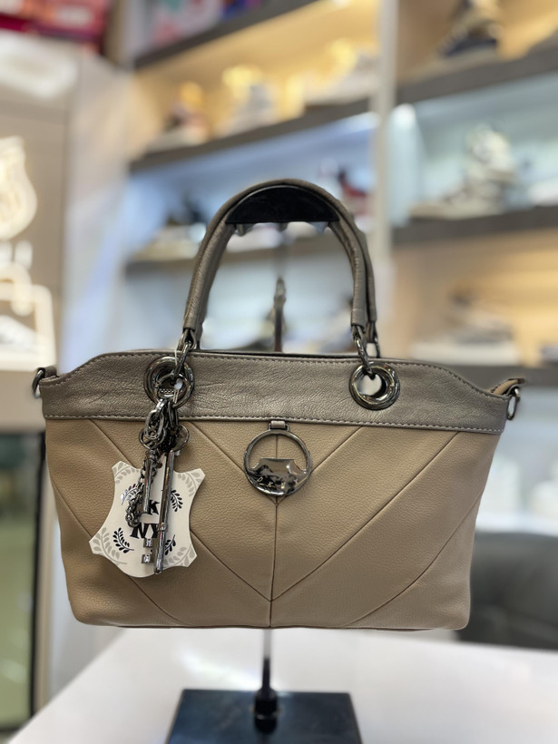 کیف زنانه چرم شسته برند (DKNY) کد 1456 VIZON دوکاره